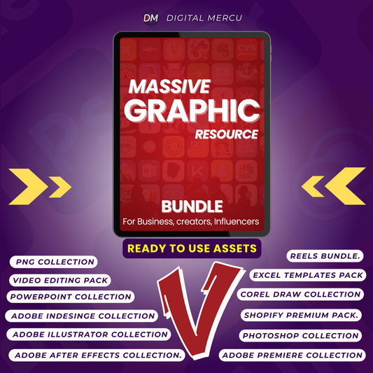 Massive Graphic Resource Pack– Price Drop Alert